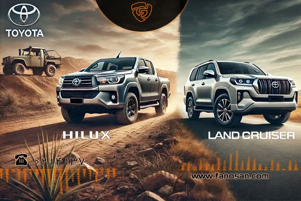 مقایسه تویوتا هایلوکس و تویوتا لندکروز