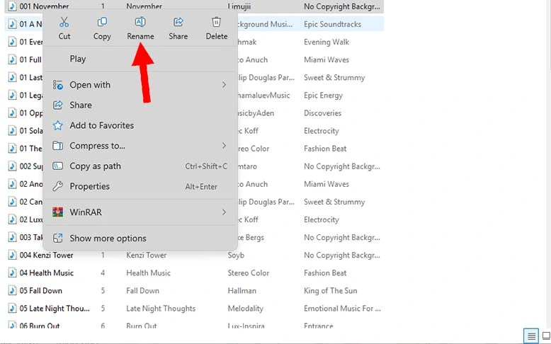 تغییر نام فایل های کامپیوتر